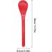 Hand Massage Hammer - Percussion Stick for Whole Body Relief | Rubber Manual Massager for Shoulders & More - Red - Buy Online on GoSupps.com