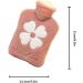 Wearable Hot Water Bottle with Cover - 500ML Mini Hot Water Bottle in Pink - Ideal Gift for Women, Seniors & Children - Buy Online on GoSupps.com