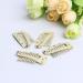 AKOAK 20 Pcs 3.6cm Beige Metal Snap Comb Wig Clips for Hair Extension - Buy Online on GoSupps.com