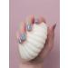 NAMICO Semi Cured Gel Nail Strips - 20 pcs Glaze Gel Nail Stickers for Easy & Long Lasting Salon Quality Nails - Meteor Design with Prep Pads, Nail File & Wood Stick - Buy Online on GoSupps.com