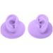 ARTIBETTER 2 Pcs Ear Models Simulation Silicone Ear Models Statue for Jewelry Display  Sketching  Teaching  Ear Project Practice (Purple)