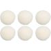 Fabric Softener Balls Wool Drying Balls Bag Packed Pack of 6 Reducing Static Electricity for Clothes (7 cm) - Buy Online on GoSupps.com