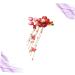 Ipetboom Tassels Hair Clips Hair Pin Hair Barrettes Flower Hairpins Flower Shape Hairpins Antique Style Barrettes Clip Red Chinese Style Hair Clips - Buy Online on GoSupps.com