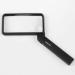 Handheld Square Glass 2X 4X Double HD Lens Child Old Man Reading Identification Tool Folding Handle Black Pocket Magnifier Good Times - Buy Online on GoSupps.com