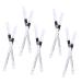 HAPINARY 72 Pcs Eyeliner Pencil Girl Eye Makeup Accessories Eye Line Pencils Brow Pencil White Wooden Pole