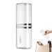 Ruwshuuk travel toothbrush box-travel toothbrush holder toilet article organizer toothbrush organizer mouthwear for trips school transparent