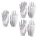 FRCOLOR 54 Pairs Working Gloves for Women Hydrating Gloves Gloves Jewelry Inspection Gloves Cotton Gloves for Dry Hands Work Glove Moisturizing Gloves Spa Gloves Thick Section White