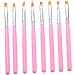 DOITOOL 2 Sets Nail Art Tool Detail Drawing Brush Builder Gel for Nails Uv Gel Nail Brush Nail Gel Nail Painting Brush Nail Art Supplies Salon 3d Nails Tool Pink Manicure Flower Pen - Buy Online on GoSupps.com