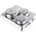Manicure Container Liquid Powder Cup Crystal Tools Dispensing Container With Lid for Women - Buy Online on GoSupps.com