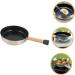 BCOATH Camping Portable Pan Egg Pan Flat Skillet Camping Cookware Griddle Pan Stainless Steel Cookware Pans Portable Camping Pan Mini Egg Cooker Multi-Function Pan Non Stick Wok Wood - Buy Online on GoSupps.com