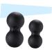 Buy Homsfou 4-Piece Therapy Yoga Balls Set - Peanut Massage & Fitness Tools for Back Relief - Medium - Blue - Buy Online on GoSupps.com