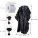 HONMEET Set 4 Hairdressing Tools Set Haircut Neck Brush Hair Color Apron Hair Coloring Apron Salon Hair Brush Haircutting Strips Hairdressing Apron Barber Gown Hairdressing Cape Plastic - Buy Online on GoSupps.com