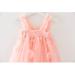 PythJooh Baby Girl Tulle Dress - Sleeveless Butterfly Wings Tutu Princess Dress for Toddler Girl, Daisy Stars Sundress, 3-4 Years, Pink - Buy Online on GoSupps.com