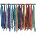 SalsaNightsSet of 10 Pure Silk Belt Head Wrap Neck Tie Scarf Sashes Soft Fabric Crafting Use Silk Sashes