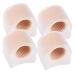 Unomor 2 Pairs Toe Splitter Men Tools Thumb Protector Silicone Toe Sleeves Bunion Guard Shield Toe Dividers Bunion Covers Sebs Nylon Reusable Toe Spacers Spacers Male Man As Shown 2.7x2.2cm