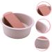 COOLHIYA Washboard 1 Set Wash Basin Laundry Cleaning Board Washing Basin Washing Clothes Board Dish Basin Baby Camping Bucket Pink 33.5x33.5cm - Buy Online on GoSupps.com
