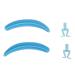 TYTOGE Reusable Eyelash Separator Tool with Silicone Base and Legs Essential Lash Extension Accessory for Beauty Salon (Blue)