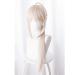 Hairpieces Anime Cosplay Rose Net Wigs HighTemperature Resistant Fiber Long Straight Hair Ponytail Light Pink 16 Inches