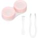 Buy GFRGFH Portable Pink Contact Lens Box Set - Transparent Case with Tweezers | Perfect Gift for Home Use - International Shipping Available - Buy Online on GoSupps.com