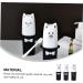 Buy STOBAZA 6 Pcs Travel Toothbrush Case - Cartoon Design Compact & Portable Toothbrush Holder Black & White (1 Pack) - Ideal for International Shipping - Buy Online on GoSupps.com