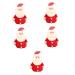 ABOOFAN 5pcs Christmas Bag Candy Bags Snowman Candy Pouch Burlap Bags Bags Apple Bag Elder Redx5pcs 24X19X1CMx5pcs