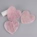 Rose Quartz Sawtooth Gua Sha Scraper Heart Shaped Face Massager for Skin Lifting Slimming Wrinkle Remove Acupuncture 1Pcs - Buy Online on GoSupps.com