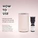 NEOM Portable Wellbeing Pod Mini Essential Oil Diffuser - Rechargeable USB Waterless Aromatherapy for Small Spaces - Shop Internationally - Buy Online on GoSupps.com