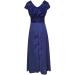 Buy Hanxiulin Blue Sequin Cocktail Party Dress - Heart Neckline Evening Dress for Women in 3XL - Buy Online on GoSupps.com