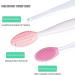 Silicone Exfoliating Lip Brush 4 Pcs Double-sided Soft Lip Brush Lip Brush Tool Nose Blackhead Clean Lip Scrubber Tool Double-Sided Lip Scrub Brushes - Buy Online on GoSupps.com