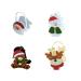 PRETYZOOM 4pcs Candy Bags Christmas Bags Pouches for Christmas Plush Candy Pouch Elder Apple Bag Elk