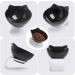 Elevated Cat Food Bowls - Raised Pet Feeder and Waterer | 15 Tilted Bowls for Cats, Dogs, and More | Anti Vomiting Design | Cute Cat Face Bowl - Buy Online on GoSupps.com