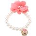 Dog Flower Pearl Necklace Pet Elastic Collar Jewelry Beads Accessory Fashionable Elegant Lace Ornament (4#) - Buy Online on GoSupps.com
