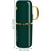 Travel Toothbrush Case & Holder - Dark Green Travel Mug for Camping & Home | Toothbrush & Toothpaste Storage - Buy Online on GoSupps.com