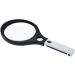 Racket Type Large LED Magnifier 4X 10X Reading Magnifier Handheld Large Size Glass with 4 LED Lights 1 UV Forged detecto Made in China - Buy Online on GoSupps.com
