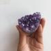 Natural Crystal Rough Mini raw Natural Dark Purple Amethyst Quartz Crystal Gemstone Crystal Cluster Specimen Home Decor Brazil - Buy Online on GoSupps.com