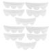 SKISUNO 10 Pairs Eyelash Spacer Lash Lift Tool Lash Perming Pads Lash Lift Supplies Silicone Eyelash Lift Pads Lash Lift Rods Eyelash Perming Curler Eyelash Lift Kit Eyelash Beauty Tool