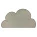 Wrapables  Children's Silicone Cloud Placemat Portable and Easy to Clean Food Mat  Gray