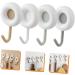Alipis 8 Pcs No Punching Hook Heavy Duty Hook Towel Hanger Hooks Punch Hook Wall Hanging Coat Hook 7X4.4CMx2pcs Assorted Colorx2pcs - Buy Online on GoSupps.com