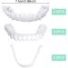 Euppsiiu 6 Pairs Fake Teeth Veneers - Cosmetic Tooth Cover & Brightening Dentures for Bad Teeth - Buy Online on GoSupps.com
