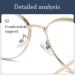 Buy GoFIDIN Blue-Light Blocking Glasses for Men & Women - Oversized Optical Frame Ultra-Lightweight Eye Protection for Office & Computer Use - Buy Online on GoSupps.com