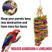 Shop PIARKTOY PAPPARES Tools - Natural Wooden Bird Toys for African Gray Parrots & Large Birds - Quality Cardboard Play Stuff - Buy Online on GoSupps.com