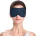 S VICTORY SYMBOL 100% Pure Linen Sleep Eye Mask Blindfold Set of 3 - Navy | Soft Lightweight Eye Blinder for Sleep & Travel - Buy Online on GoSupps.com