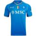 SSC Napoli Men's Jersey Race Home 23/24 Ea7 Official Product Tricolor Dry Touch Slim Fit XL T-Shirt Light Blue