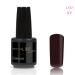 N&BF Uni UV + LED nail polish Dark Brown Braun |15ml of monochrome nailing lacquer |Professional hybrid gel thin viscos |Profi Gellack Unifarben |Colored color colored high -gloss |Kratzfest & Splinterfest
