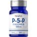 Piping Rock P5P Vitamin B6 | 50mg | 200 Tablets | Pyridoxal 5-Phosphate Supplement | Vegetarian Non-GMO Gluten Free