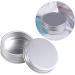 MAGICLULU Box Cream Jars with Lids Screw Metal Tins Refillable Empty Tin Jar Tealight Tin Holder Small Round Metal Tin with Lid Toiletry Labels Cosmetic Bottle Mini Bracket Travel - Buy Online on GoSupps.com