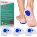 3 Pair Gel Heel Cups Plantar Fasciitis Inserts - Silicone Gel Heel Pads for Heel Pain  Bone Spur & Achilles Pain  Gel Heel Cushions and Cups  Pad & Shock Absorbing Support (7.5-10.5 WOMEN/6-9 Men) 7.5-10.5 WOMEN/6-9 MEN ...