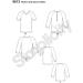 Simplicity US8613A Men's Knit Long Short Sleeve Shirt Patterns by Mimi G Style - White - Sizes XS-M - Buy Online on GoSupps.com