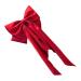 FOMIYES Hair Bows for Women Girls Bow Hair Clips Long Tail Ribbon Hair Clips Satin Silk Large Big French Barrettes Ponytail Holder Red