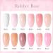 VENALISA 3 in 1 Rubber Base Gel Nail Polish Set - 12 Colors of Nude Pink & Sheer Strengthener Kit for Long-lasting Nails - International Shipping Available - Buy Online on GoSupps.com